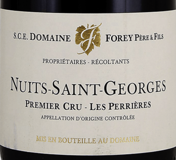 Domaine Forey & Fils Nuits-Saint-Georges 1er Cru Les Perrieres 2020